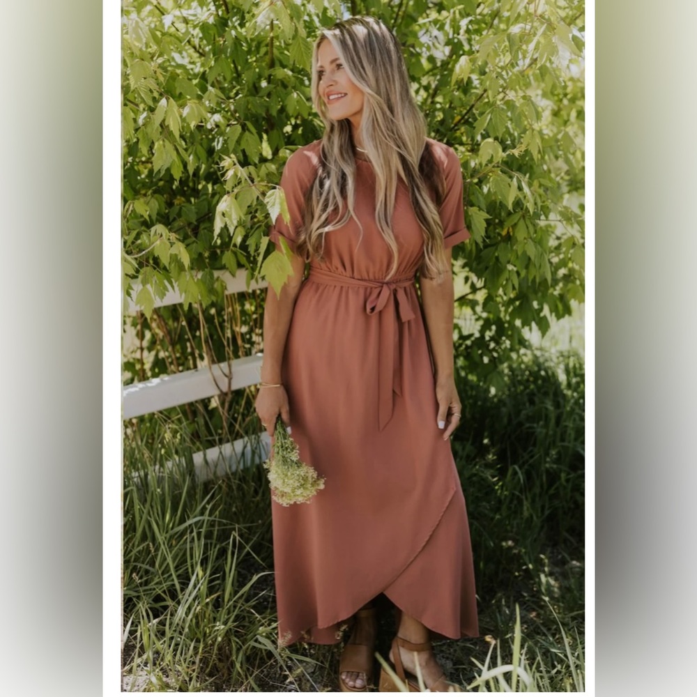 NWT Roolee Taylor Jane Wrap maxi dress